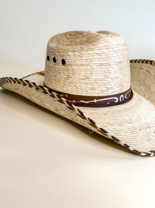Ridge Palm Leaf Cowboy Hat