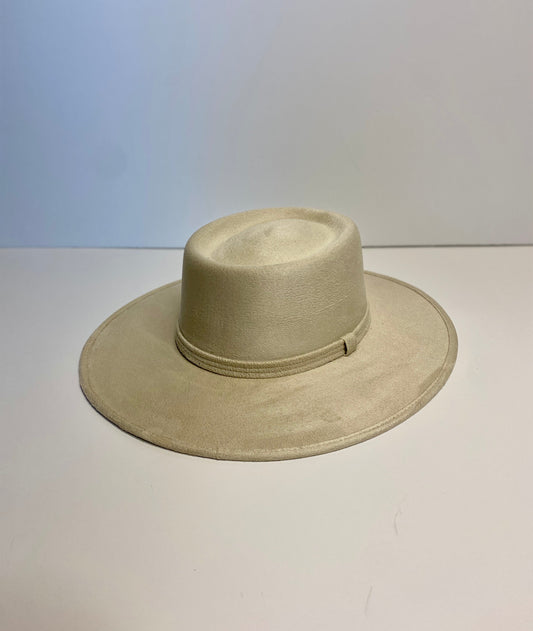 Isabella Boater Hat - Ivory