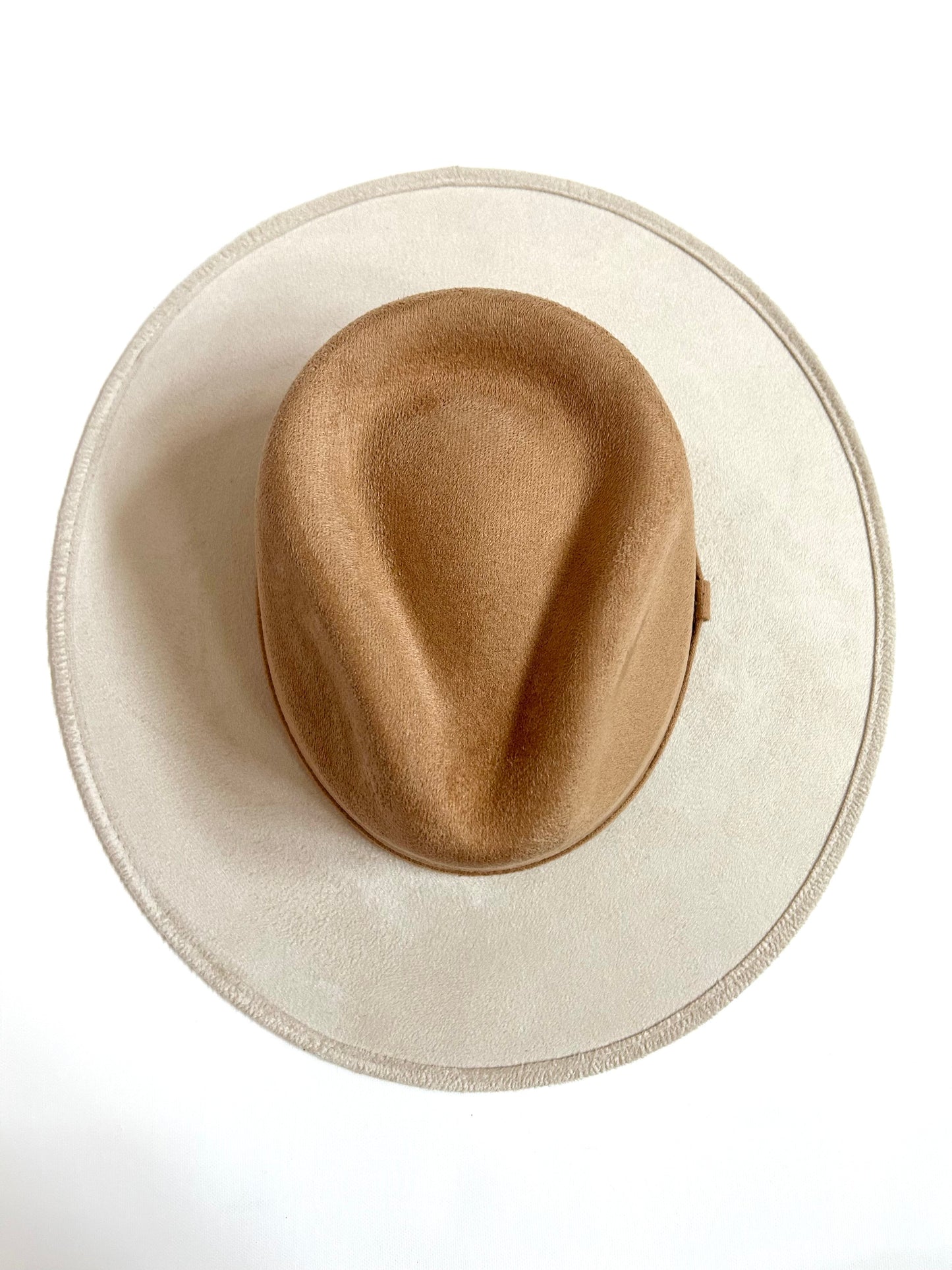Izzy Rancher Hat - Two Tone - Ivory + Cappuccino