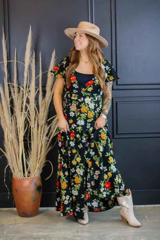 Mindy Floral Maxi Dress