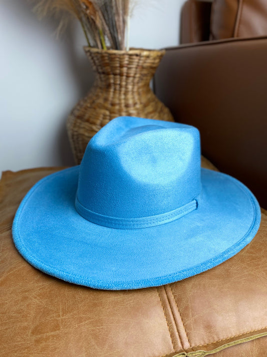 Izzy Rancher Hat - Aqua Blue