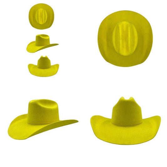 PREORDER Wren Merino Wool Western Hat - Yellow
