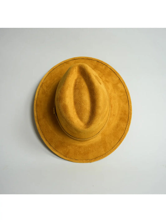 Kids Western Style Hat - Mustard