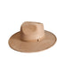 Vegan Suede Teardrop Hat - Cappuccino