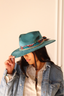 The West Teardrop Hat in Teal