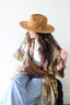 Emery Merino Wool Teardrop Rancher Hat - Caramel