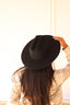 The Quinn Cattlemen Wool Felt Hat - Black