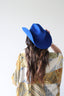 Wren Merino Wool Western Hat - Royal Blue