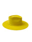 Emery Merino Wool Teardrop Rancher Hat - Yellow