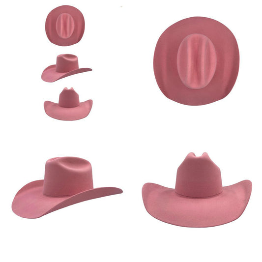 PREORDER Wren Merino Wool Western Hat - Pink