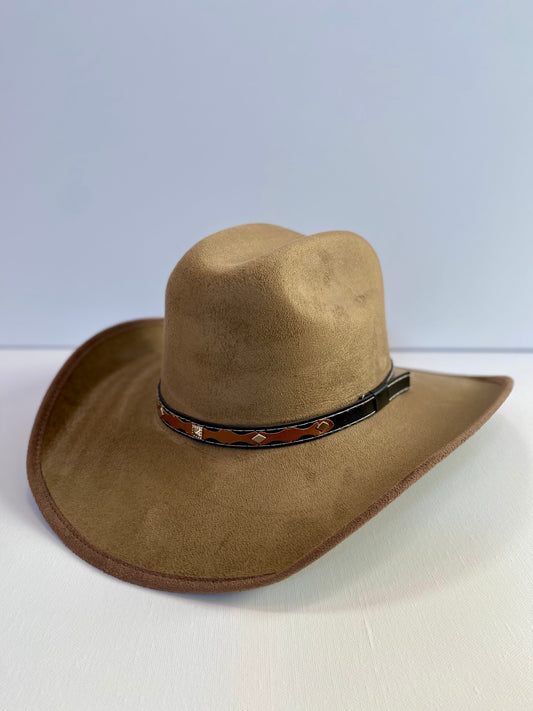 Austin Vegan Suede Cowboy Hat - Dusty Roads