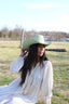 Wren Merino Wool Western Hat - Mint Green