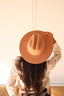 The Quinn Cattlemen Wool Felt Hat - Tan