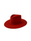 Emery Merino Wool Teardrop Rancher Hat - Red