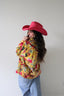 Wren Merino Wool Western Hat - Hot Pink