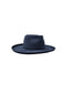 Vegan Suede Diamond Hat - Pencil Brim - Navy