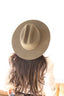 The Quinn Cattlemen Wool Felt Hat - Olive