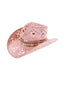 Bayside Rancher Raffia Hat - Blush Pink