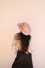 Amarillo Vegan Suede Cowboy Rancher Hat- Pale Dusty Rose