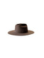 The Quinn Cattlemen Wool Felt Hat - Caramel Brown