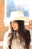 Western Cowboy Glitter Hat- Ivory