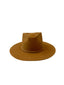 Emery Merino Wool Teardrop Rancher Hat - Caramel