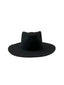 Emery Merino Wool Teardrop Rancher Hat - Black