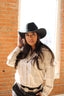 Western Cowboy Glitter Hat- Black