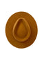 Emery Merino Wool Teardrop Rancher Hat - Caramel