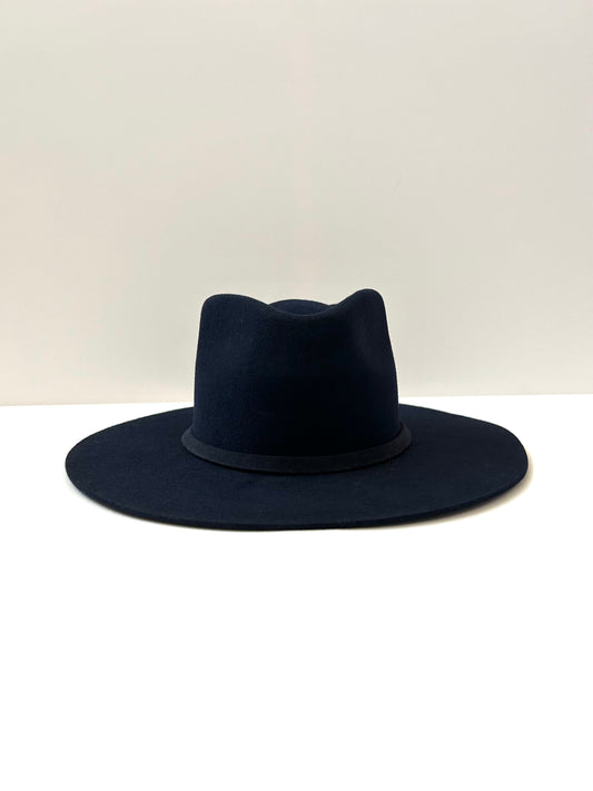 PREORDER Emery Merino Wool Teardrop Rancher Hat - Navy Blue
