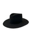 Emery Merino Wool Teardrop Rancher Hat - Black