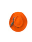 The Sunset Serenade Rancher Hat in Orange - Merino Wool