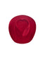 Vegan Suede Heart Shaped Cowboy Hat- Lipstick Red