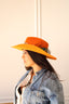 The Sunset Serenade Rancher Hat in Orange - Merino Wool