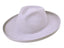 The Harper Wool Felt Pencil Brim - Silverbelly