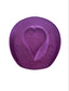 Vegan Suede Heart Shaped Cowboy Hat- Purple