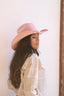 Austin Vegan Suede Cowboy Hat- Blush Pink