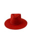 Emery Merino Wool Teardrop Rancher Hat - Red