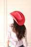 Wren Merino Wool Western Hat - Hot Pink