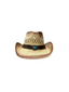 Morgan Cowboy Straw Hat - Brown