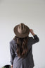 The Quinn Cattlemen Wool Felt Hat in Khaki