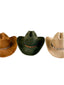 Texana Vegan Suede Cowboy Hat- Caramel