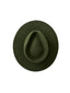 Emery Merino Wool Teardrop Rancher Hat - Forest Green