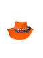 The Sunset Serenade Rancher Hat in Orange - Merino Wool