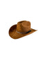 Texana Vegan Suede Cowboy Hat- Caramel