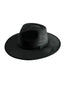 Vegan Suede Teardrop Hat- Black