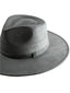 Vegan Suede Teardrop Hat- Charcoal Grey