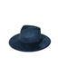 Vegan Suede Teardrop Hat - Navy