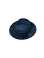 Vegan Suede Teardrop Hat - Navy