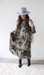 Leopard Sundown Gypsy Dress in Olive